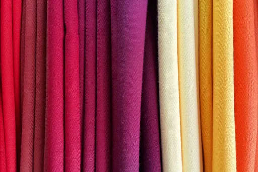 Türkiye toptan giyim üretiminde kullanılan pamuk, polyester, viskon ve keten kumaşlar