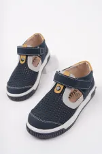 Muggo PEPE Velcro Perforated Daily Light Sole Unisex Children's Shoes