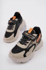 Chaussures de sport unisexes pour enfants Muggo PANTER à semelle épaisse, avec velcro et lacets