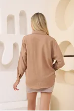 Cashmere Mini Wholesale Skirt - Stone | TOPSHOW | F1352
