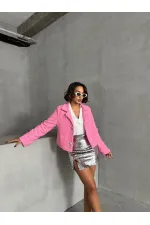 İyonklu Toptan Ceket - Pembe | TOPSHOW | F1822