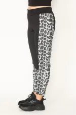 Women's Black Cup Detailed Lycra Shapewear Tights 65N31393