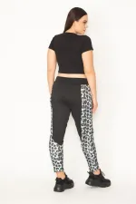 Women's Black Cup Detailed Lycra Shapewear Tights 65N31393