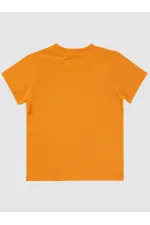 Erkek Çocuk Tişört 2-5 Yaş Açık Oranj - Paket
