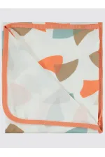Couverture et lange bébé 0-24 mois Orange - Paquet