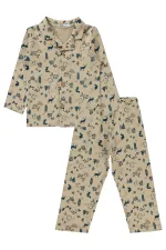 Ensemble pyjama garçon 2-5 ans couleur pierre - Paquet