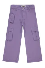 Kız Çocuk Pantolon 10-13 Yaş Açık Mor - Paket