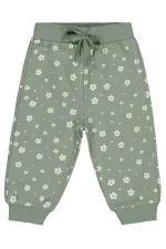 Almond Green Baby Tracksuit Bottoms - Pack