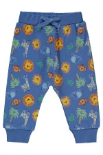 Culotte bébé simple 0-24 mois bleu marine clair - Paquet