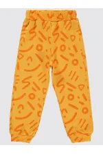 Pantalon de survêtement garçon 2-5 ans moutarde - Pack