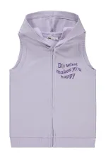 Girl's Vest 10-13 Years Old Gentle Lavender - Package