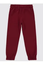 Pantalon de survêtement garçon 6-9 ans bordeaux - Pack