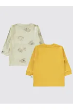 Baby Sweatshirt 0-24 Months Mustard - Pack
