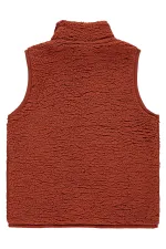 Gilet garçon 2-5 ans cuivre foncé - Paquet