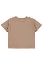T-shirt garçon 6-9 ans marron - Paquet