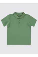 T-shirt garçon 6-9 ans kaki clair - Paquet