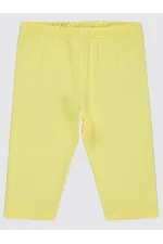 Girls' Tights 6-9 Years Old Light Yellow - Package