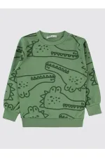Boys Sweatshirt 2-5 Years Old Light Khaki - Package