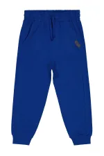 Pantalon de survêtement pour garçon 6-9 ans Saxe foncé - Paquet