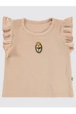 Bebek Tişört 0-24 Ay Pudra - Paket