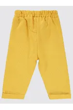 Pantalon bébé 0-24 mois jaune miel - Pack