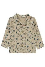 Ensemble pyjama garçon 2-5 ans couleur pierre - Paquet