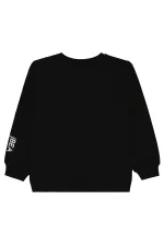 Kız Çocuk Sweatshirt 6-9 Yaş Siyah - Paket