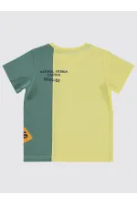 T-shirt garçon 2-5 ans jaune clair - Paquet