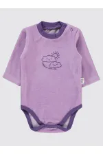 Bebek Çıtçıtlı Badi 0-24 Ay Lila - Paket