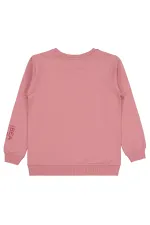 Girl's Sweatshirt 6-9 Years Old Dusty Rose - Package