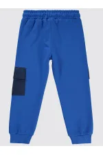 Erkek Çocuk Eşofman Altı 6-9 Yaş Saks - Paket