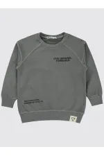 Erkek Çocuk Sweatshirt 2-5 Yaş Antrasit - Paket