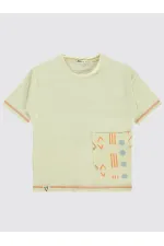 T-shirt garçon 6-9 ans écru - Paquet