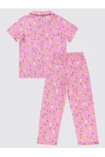 Ensemble pyjama fille 10-13 ans rose fondant - Paquet