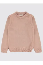 Girls Sweater 6-9 Years Old Powder - Package