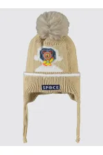 Baby Scarf, Beanie and Glove Sets 0-24 Months Beige - Package