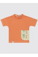 T-shirt garçon 6-9 ans Orange - Pack