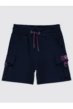 Boys Shorts 10-13 Years Old Navy Blue - Package
