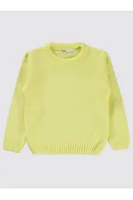 Pull Fille 2-5 Ans Jaune - Paquet