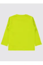 Sweat-shirt garçon 2-5 ans jaune fluo - Pack