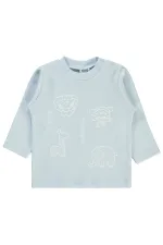 Sweat-shirt bébé 0-24 mois bleu glacier - Pack