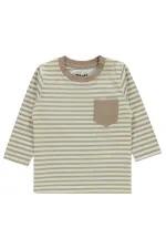 Bebek Sweatshirt 0-24 Ay Sütlükahve - Paket