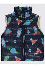Boys Vest 2-5 Years Old Navy Blue - Package