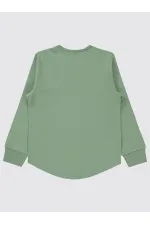 Erkek Çocuk Sweatshirt 6-9 Yaş Soft Haki - Paket