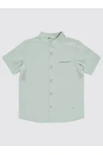 Chemise garçon 6-9 ans gris clair - Paquet