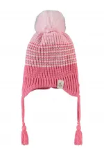 Girl Scarf, Beanie and Glove Sets for 2-5 Years Old Dark Pink - Package