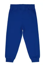 Pantalon de survêtement pour garçon 6-9 ans Saxe foncé - Paquet