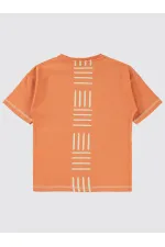 T-shirt garçon 6-9 ans Orange - Pack