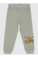 Boy's Tracksuit Bottoms 2-5 Years Old Soft Gray - Pack