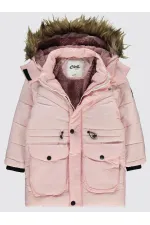 Manteau fille 6-9 ans Poudre - Paquet